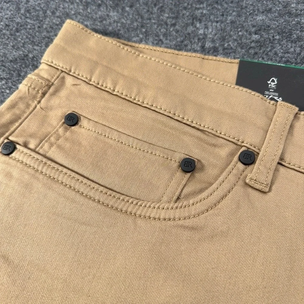 Banana Republic Mens 5 Pocket Pant Tan Khaki Straight Leg 38x30 NWT 1620338